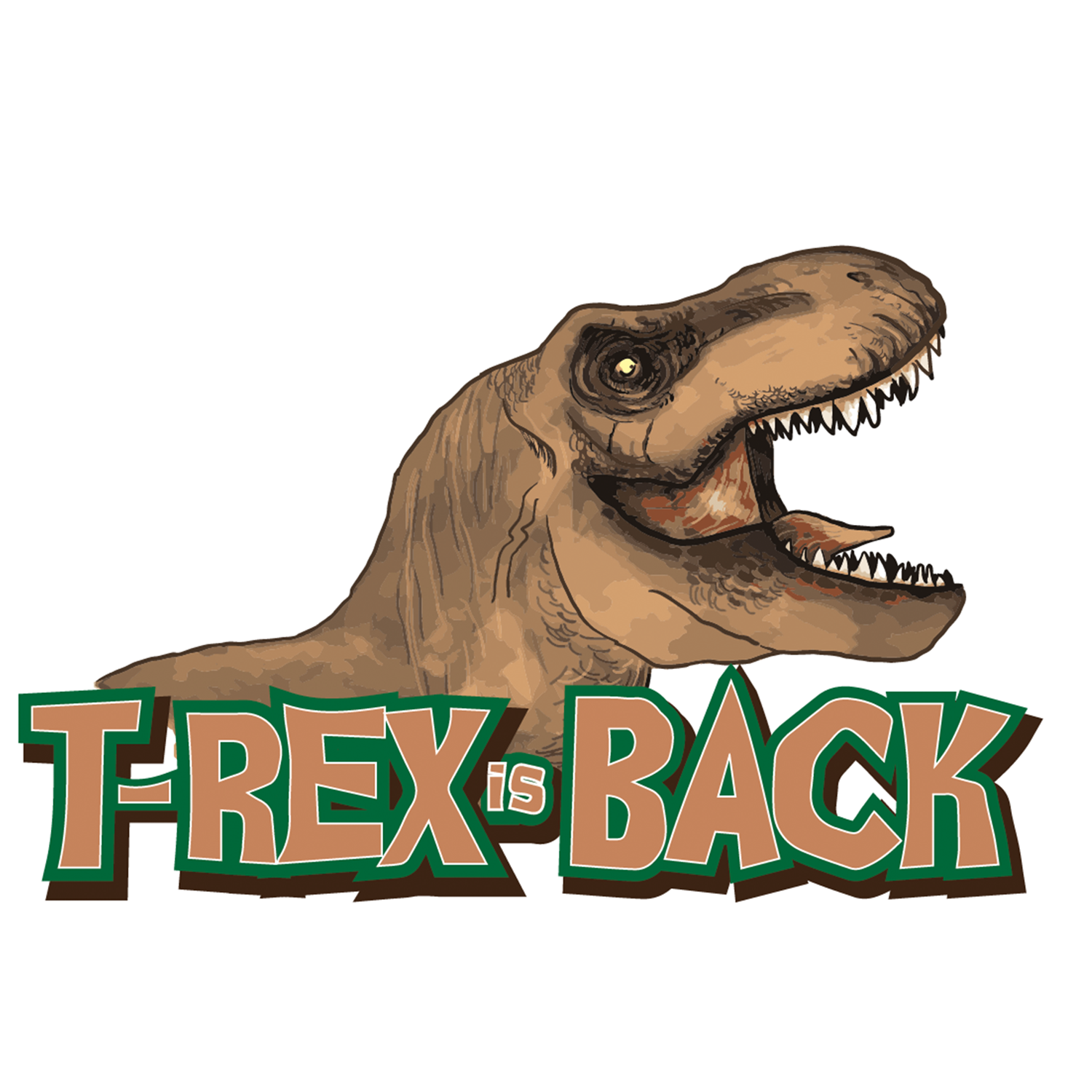 T-rex is Back - Logo